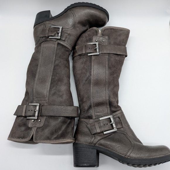 Naturalizer Kailey Brown Leather Knee High Boot 5.5 - Picture 1 of 13